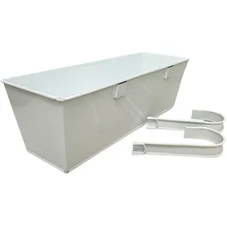 Kalttoy Hängende Blumentöpfe für Balkon oder, Geländer, Pflanzgefäß für Gartendekoration und Pflanzenpräsentation, platzsparende Box, Geländer Pflanzkasten