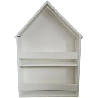 Slevobox Bücherregal Kinder Regal Weiß 72x65x10 cm - Kinderzimmer Regal Hergestellt aus 16 mm MDF - Regal Holz - Ideales Dekoratives Möbel für EIN Kinderzimmer