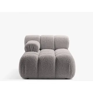 Micadoni Recamiere Bellis, Chaise Longue 1-Sitzer Modul grau