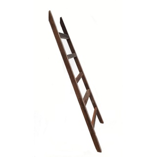 Spetebo Dekoobjekt Vintage Deko Leiter braun - 100 x 39 cm, Wanddeko oder Handtuchhalter aus Altholz braun
