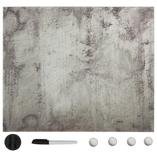 vidaXL Magnettafel Wandmontage Glas 60x60 cm