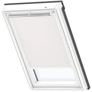 VELUX Original Dachfenster Verdunkelungsrollo, mit weißer Führungsschiene, Hellbeige, für M04