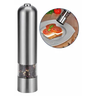 Hi Haushalt International Pfeffermühle 22,5 cm Silber unbefüllt