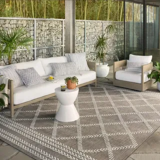 LMLZRL Balkon Teppich Wasserfest Outdoor, Outdoor Teppich Wetterfest 200x300, Camping Teppich 180x250 Faltbar Teppiche Für DraussennäSse Und HitzebestäNdig, Mit rutschfest Unterseite