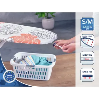 Leifheit Bügeltischbezug Cotton Comfort S-M Universal max. x 125 cm