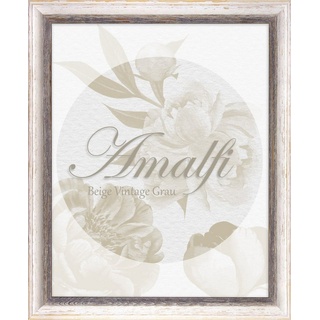 BIRAPA Einzelrahmen Bilderrahmen Amalfi, (1 Stück), 21x30 cm, Braun Weiß Vintage, Holz braun|weiß 21 cm x 30 cm