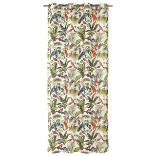 ELBERSDRUCKE Jungle Ösenschal 255 x 140 cm Grün/Rot/Weiß 1 St