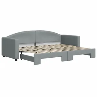 vidaXL Tagesbett 80 x 200 cm Hellgrau