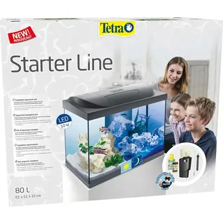 Tetra Starter Line 80 l Komplett-Set Schwarz