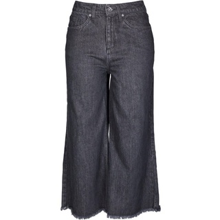 URBAN CLASSICS Bequeme Jeans Urban Classics Damen Ladies Denim Culotte (1-tlg) schwarz XS