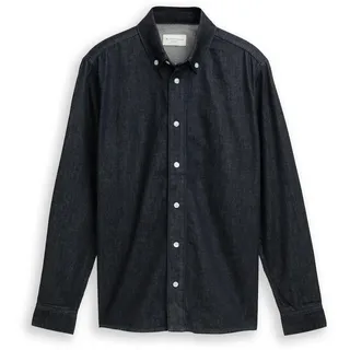 Tom Tailor Langarmhemd Jeanshemd Blau L