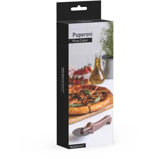 peleg design ltd. Pizzaschneider Hund geformt Kunststoff mit Edelstahlklinge