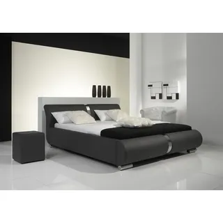Polsterbett Bett Doppelbett Tagesbett DAKAR 120x200 cm Grau - Grau