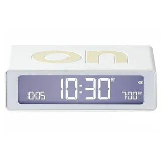 Lexon LR158W9 Digitalwecker Flip Mini Weiß