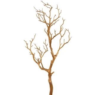 Großer Dekoast/Dekozweig YF künstlicher AST Zweig Kunstast (Hellbraun, 70cm)