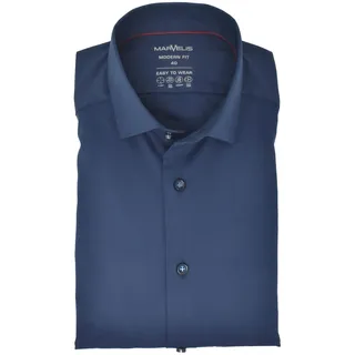 Marvelis Jersey Stretch Hemd Modern Fit 7264.84.18 Marine - 43