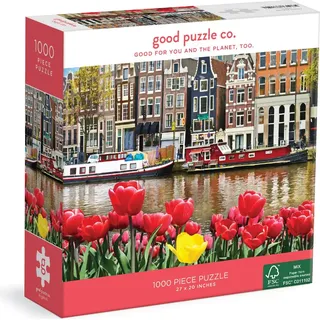 Puzzle Blumen in Amsterdam (1000 Teile)