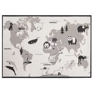 Primaflor LINIA Kinderteppich 80 x 150 cm Weiß