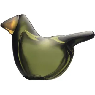 Iittala Iittala, - Birds by Toikka Flycatcher, Dekoration grün aus Glas