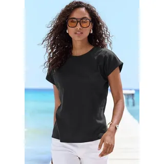 vivance by lascana Vivance T-Shirt Schwarz 40-42