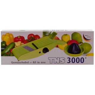 TNS 3000 Gemüsehobel TNS 3000 All in ONE Gemüsehobel kivi, Kunststoff, (mit Restehalter, 2-St), 32 Einstellmöglichkeiten grün