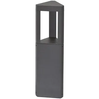 EVN Wegeleuchte Aluminium, Glas, Metall 35,0 cm inkl. Bewegungsmelder grau