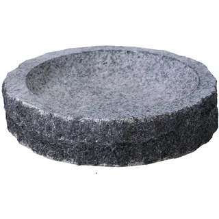 mgc24 Vogeltränke Granit rund S Ø 27,6 x 6,3 cm – Vogelbad‐Schale