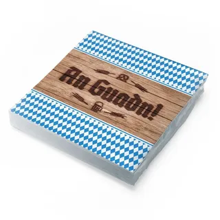 itenga Papierserviette itenga 20x Serviette Bayrisch Schee dass'd do bist / An Guadn