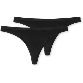 SCHIESSER String 2er Pack Schwarz 36