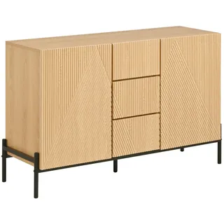 modfu Kommode, Natur, Holzwerkstoff, 115.5x76x40 cm, Wohnzimmer, Kommoden & Sideboards, Kommoden