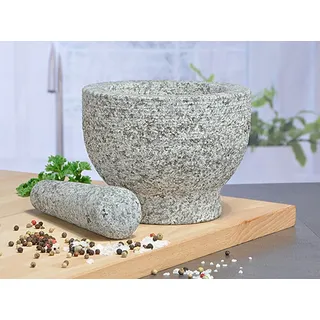 Hi Mörser Granit mit Stößel Ø 15 cm