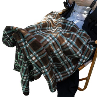 Fulenyi Campingdecke, -Wurfdecke für den Außenbereich, tragbar, aus Gittergewebe, für Frühling, Picknick, Decke für die Knie, warme und bequeme Fleecedecke