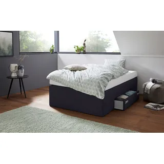 Westfalia Schlafkomfort Boxspringbett 120 x 200 cm Schwarz