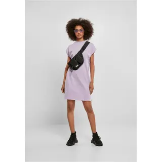 URBAN CLASSICS Turtle Extended Shoulder Dress Shirtkleid Lila L
