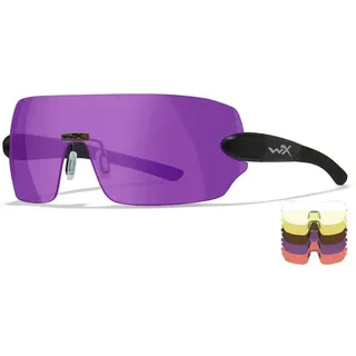 Wiley X Detection Polarisierte Sonnenbrille - Clear / Yellow / Orange / Purple / Copper / Matte Black - One Size