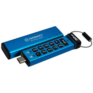 Kingston IronKey Keypad 200 Verschlüsselter USB-Stick 32GB USB 3.2 Gen1 Typ C