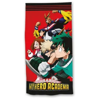 Kinderhandtuch 70×140 cm – My Hero Academia Design