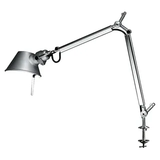 Artemide Tolomeo Micro Table aluminium mit Tischklemme