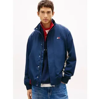 Tommy Jeans für Herren. DM0DM22738 Wasserabweisende Jacke mit blauem Rückenlogo (M), Lässig, Nylon