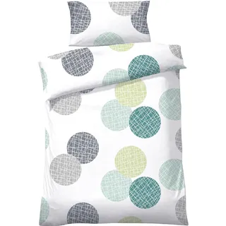 Dyckhoff Bettwäsche Weichfrottier Mint-grün Größe 1x 135x200 cm + 1x 40x80 cm