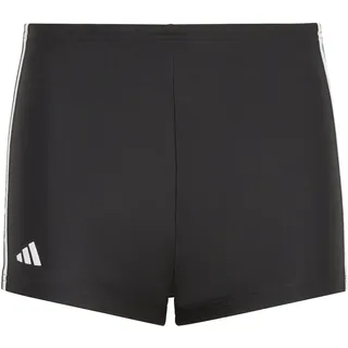 adidas Classic 3-Streifen Boxer-Badehose Black / White 164    