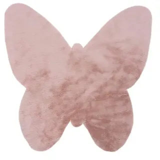 Kinderteppich , rosa/pink , Synthetische Fasern , Maße (cm): B: 86