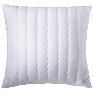 Billerbeck Kopfkissen Antigua, Weiß, Textil, 80x80 cm, für Hausstauballergiker geeignet, feuchtigkeitsregulierend, weich und anschmiegsam, Schlaftextilien, Kopfkissen & Nackenkissen, Kopfkissen