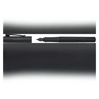 Faber-Castell - Füller Grip Edition All Black Feder M