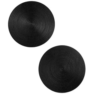 Next Platzset Holz-Platzsets im geätzten Design, 2er-Set, (1-St) schwarz
