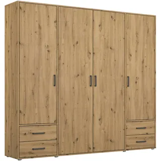 Rauch Drehtürenschrank Voyager 187 x 194 x 53 cm Blau