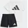 SPORTSWEAR I BL T-SET 160 Mädchen Gr 68 schwarz-weiß weiß schwarz Obermaterial 100 Baumwolle Sportanzüge Trainingsanzug