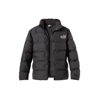 PUMA Herren Steppjacke schwarz Mikrofaser/Funktion unifarben, schwarz, Herbst/Winter 2023/2024