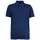 Luxus Piqué Stretch Polo blau L
