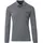 Langarm-Poloshirt blau 4XL